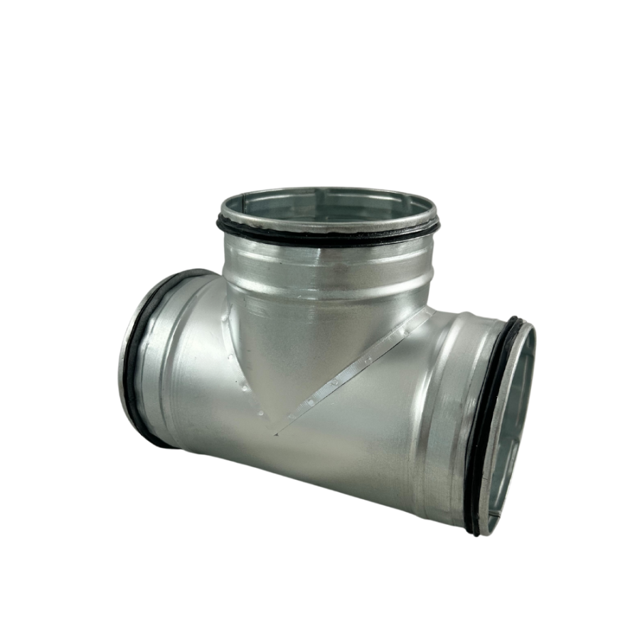 TRÓJNIK SYMETRYCZNY Z USZCZELKĄ 90 TSU/INOX 0200-0160