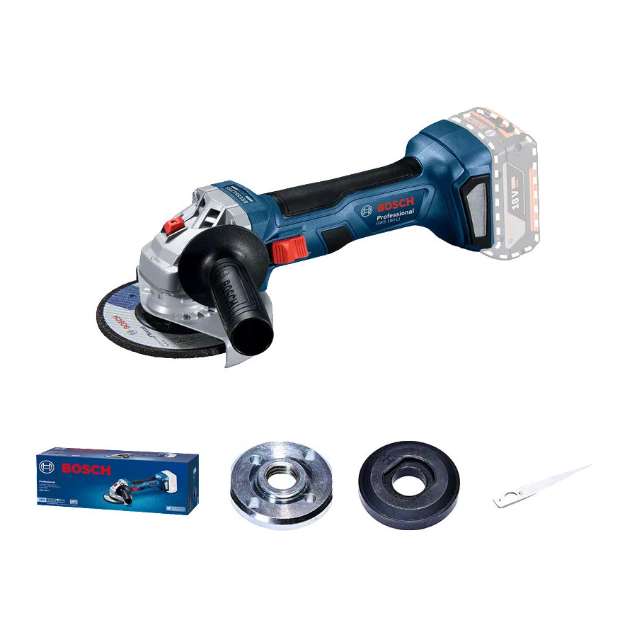 BOSCH GWS 180-125 V-Li. BEZ BATERII