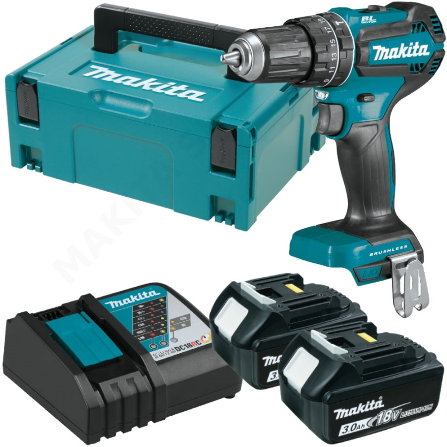 MAKITA WIERTARKO-WKRĘTARKA UDAROWA DHP485RF3J 18V