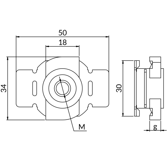 NICZUK NAKRĘTKA ŚLIZGOWA XP-EZP-MF-M12