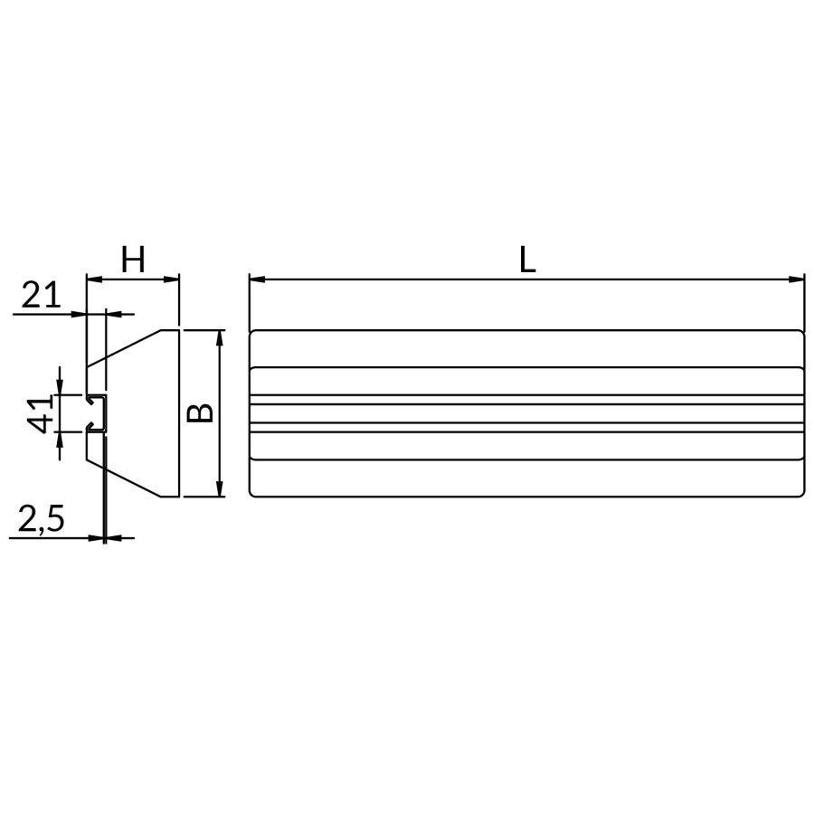 NICZUK PODPORA DACHOWA PDE-1000