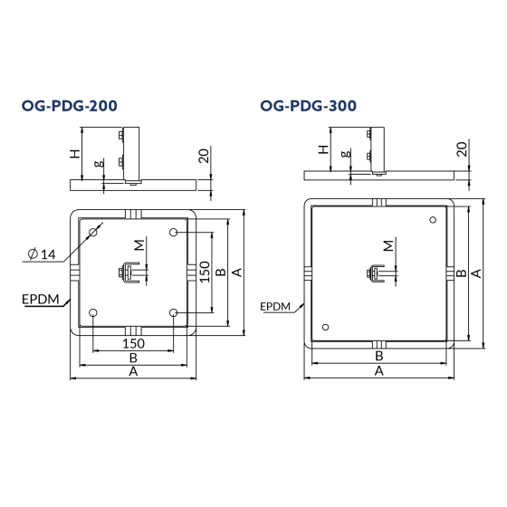 NICZUK STOPA DACHOWA OG-PDG-MF-450