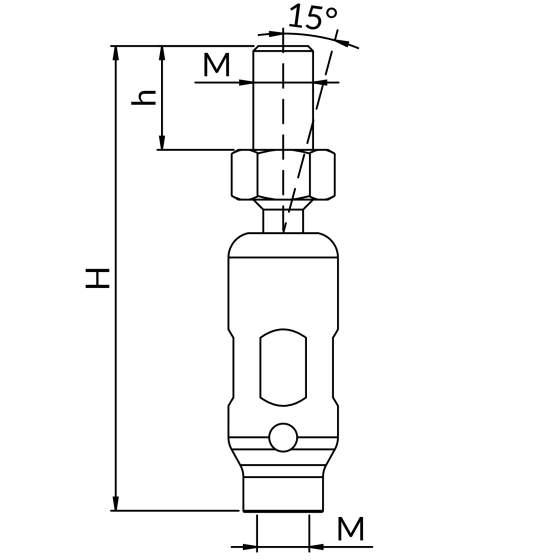 NICZUK WIESZAK WAHADŁOWY WW25-M10