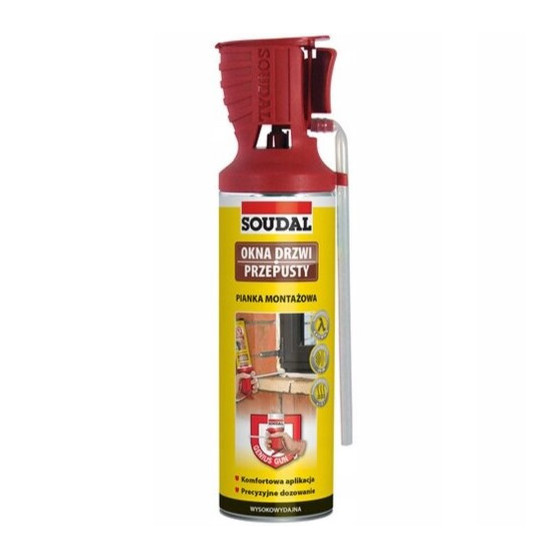 SOUDAL PIANKA MONTAŻOWA GENIUS GUN 500ML