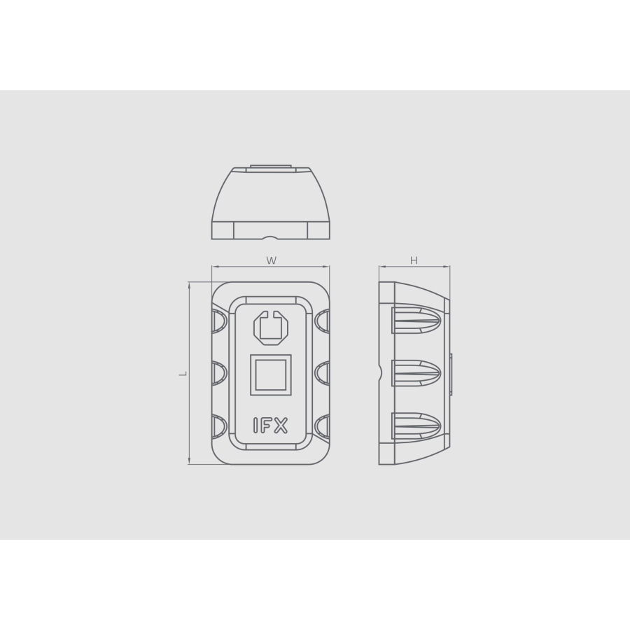 STOPA DACHOWA INTERFOOT GN 450x160x90